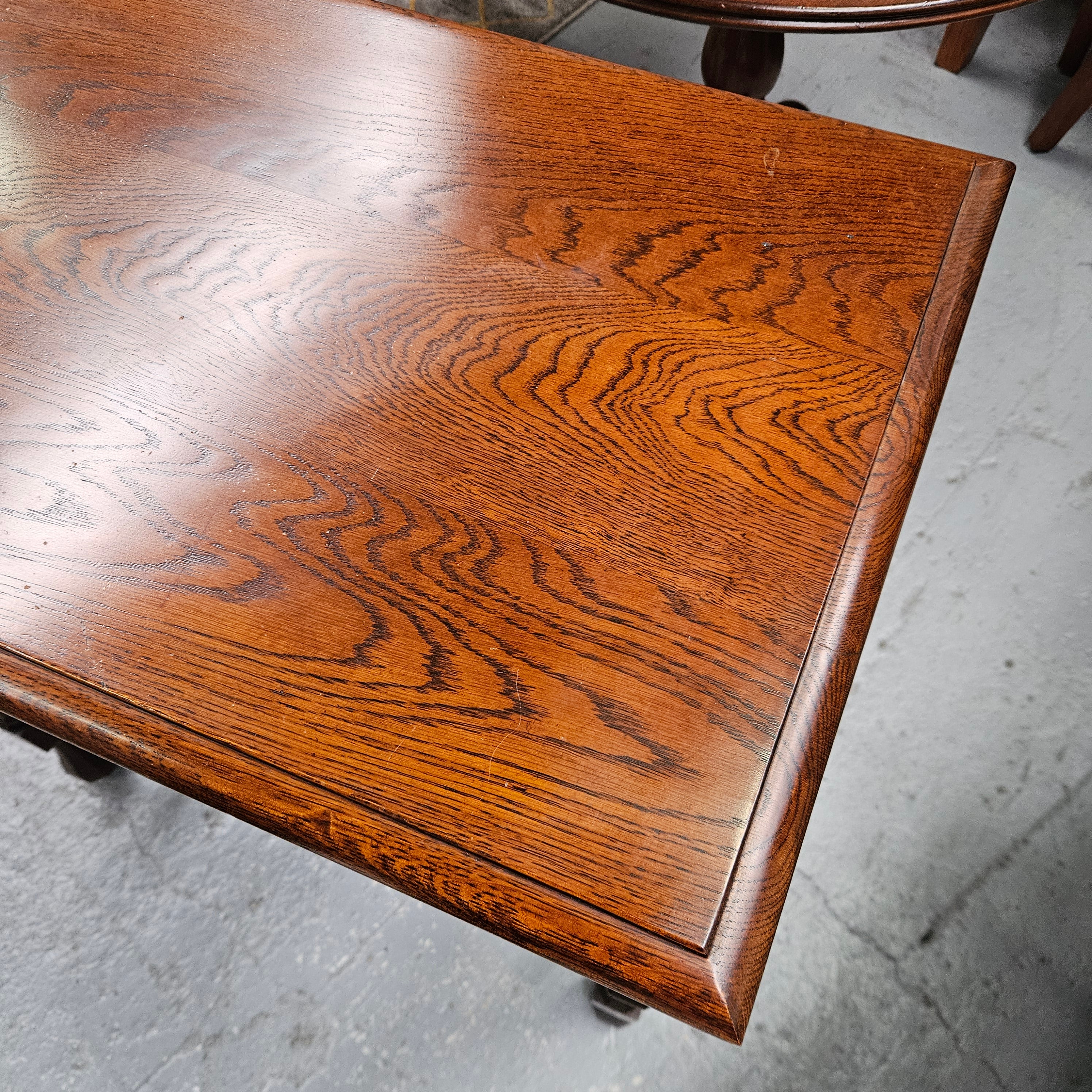 Occasional Tudor Style Carved Table