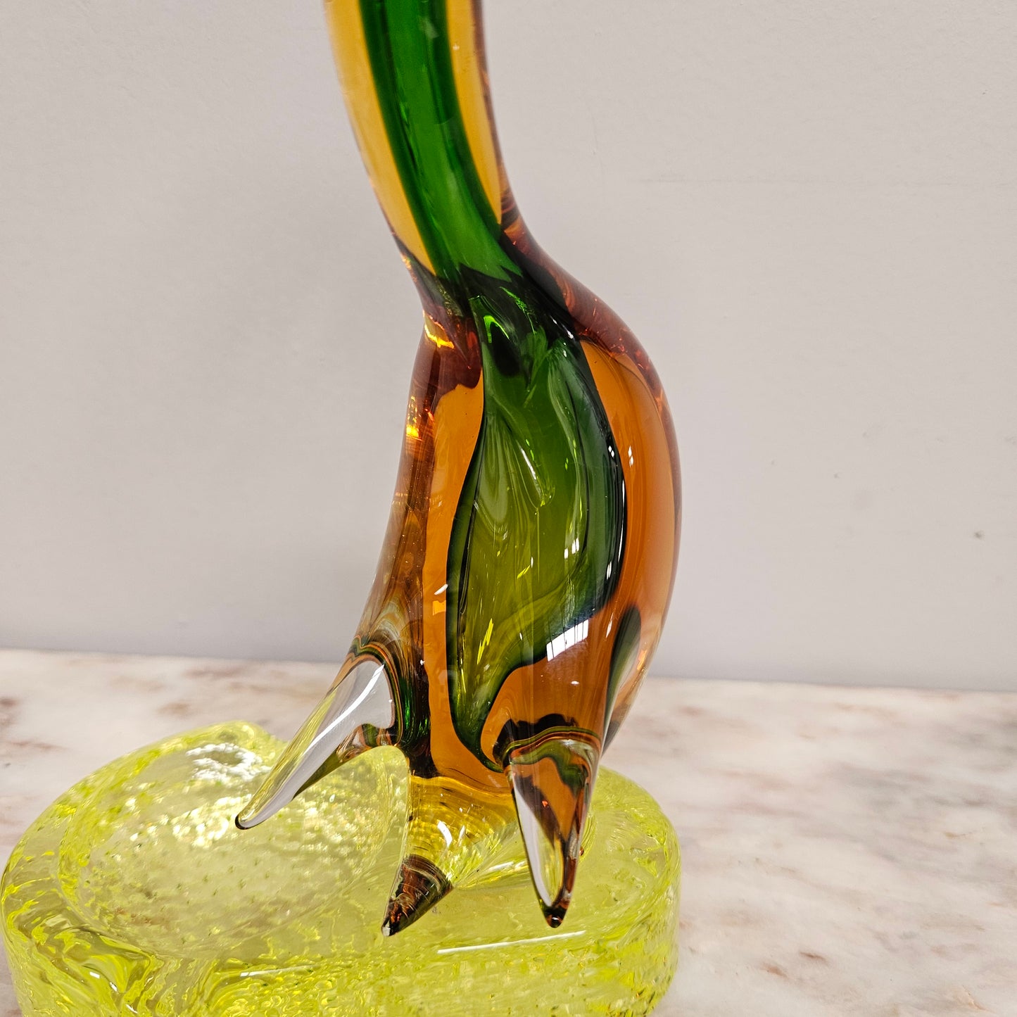 Vintage Murano Glass Duck Ashtray