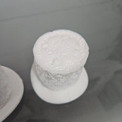 Pair of Fenton Milk Glass Top Hats | Antique & Vintage | Moonee Ponds Antiques | Australia Wide Delivery