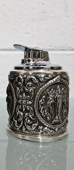 Vintage Siam Sterling Silver Cased Ronson Cigarette Lighter | Antique & Vintage | Moonee Ponds Antiques | Australia Wide Delivery