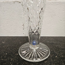 Vintage Crystal Glass Vase With Marble Moonee Ponds Antiques