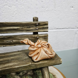 Vintage Capodimonte Tramp Sitting on Park Bench | Antique & Vintage | Moonee Ponds Antiques | Australia Wide Delivery