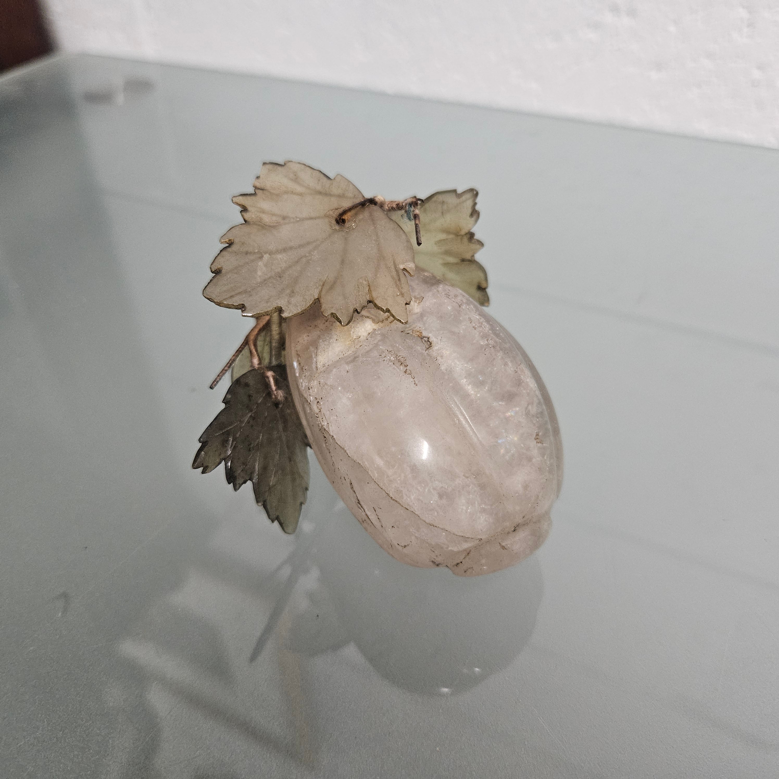 Vintage Carved Jade & Quartz Stone Fruit | Antique & Vintage | Moonee Ponds Antiques | Australia Wide Delivery