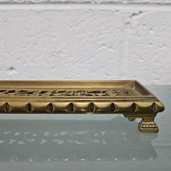 Bronze Pierced Decorated Desk Pen Tray | Antique & Vintage | Moonee Ponds Antiques | Australia Wide Delivery