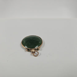 9 Carat Gold & Jade Antique Pendant | Antique & Vintage | Moonee Ponds Antiques | Australia Wide Delivery