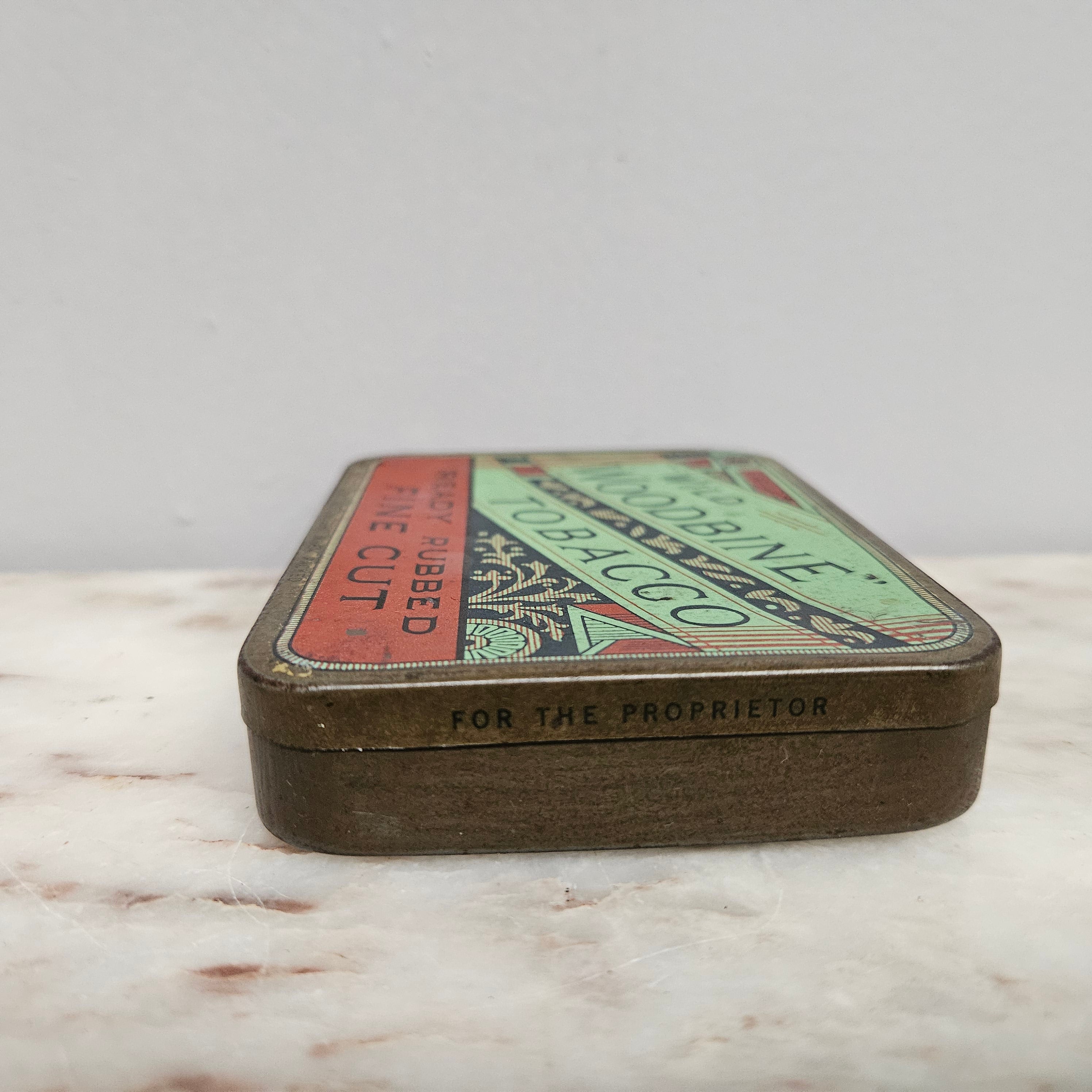 Vintage "Wild Woodbine" Tobacco Tin 2oz | Antique & Vintage | Moonee Ponds Antiques | Australia Wide Delivery