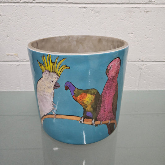 Vintage Hand Painted Planter/Jardinière