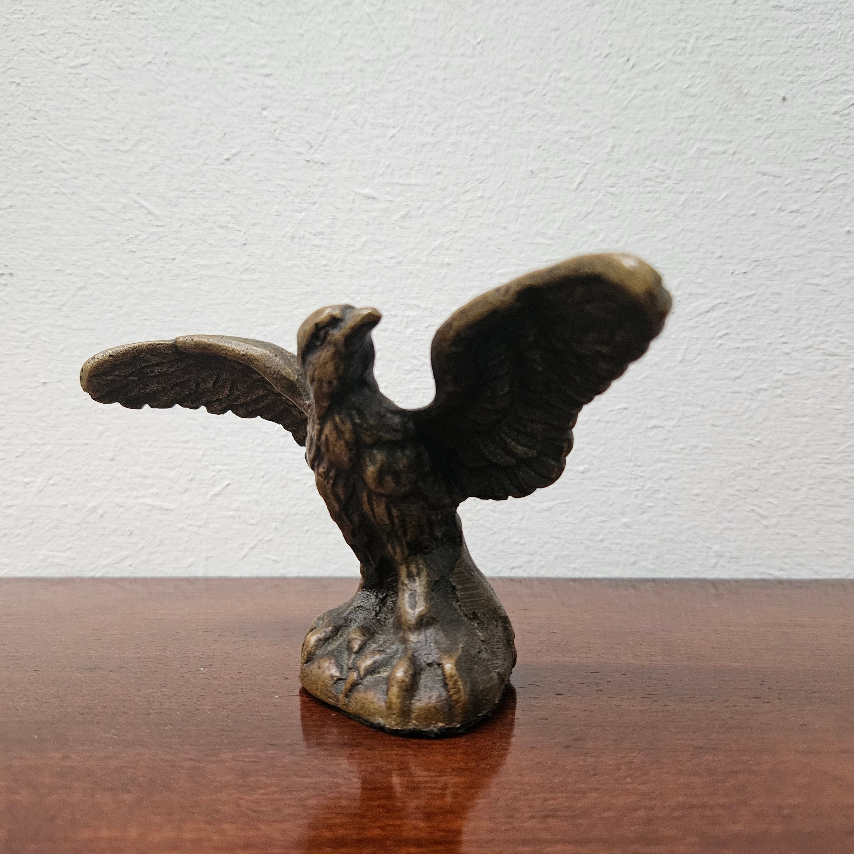 Antique Bronze Eagle Paperweight