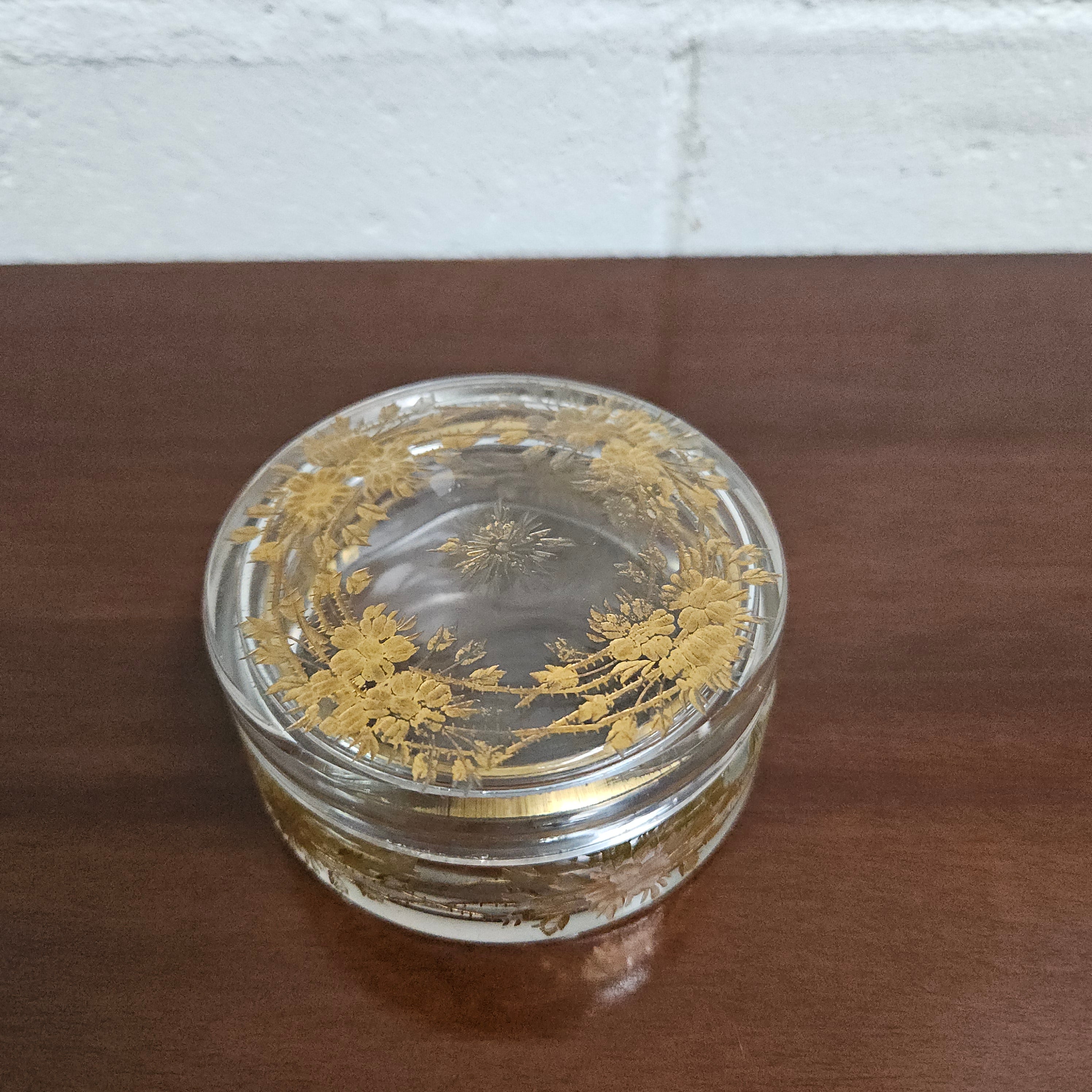 Antique Gilt & Crystal Glass Box | Antique & Vintage | Moonee Ponds Antiques | Australia Wide Delivery