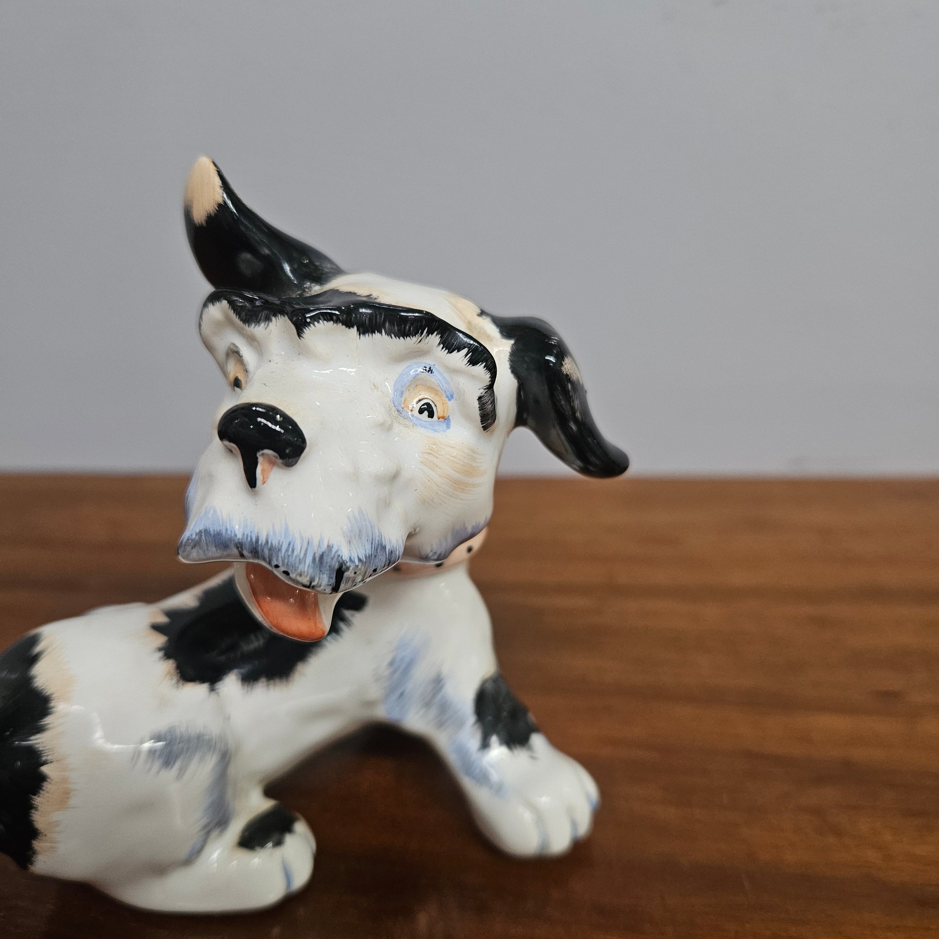 Vintage Wedgwood & Co Hand Painted Terrier Dog