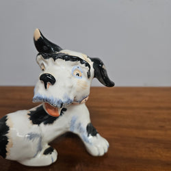 Vintage Wedgwood & Co Hand Painted Terrier Dog | Antique & Vintage | Moonee Ponds Antiques | Australia Wide Delivery