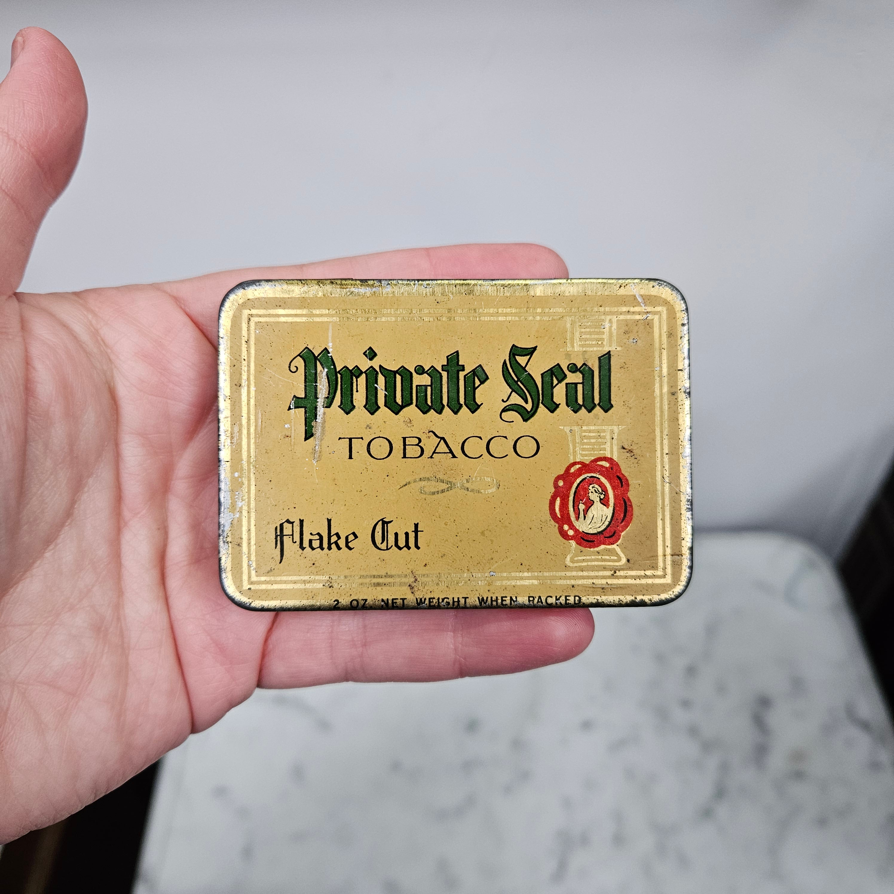 Godfrey Phillips Private Seal Tobacco Tin | Antique & Vintage | Moonee Ponds Antiques | Australia Wide Delivery