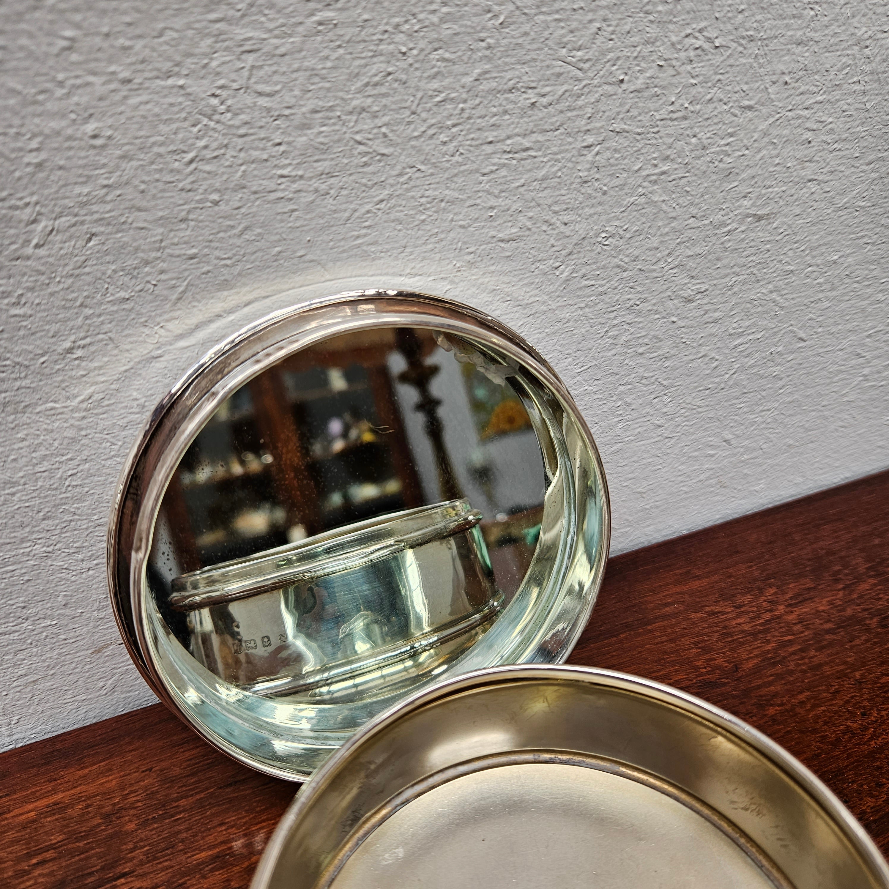 Antique Edwardian Silver Mirrored Box | Antique & Vintage | Moonee Ponds Antiques | Australia Wide Delivery