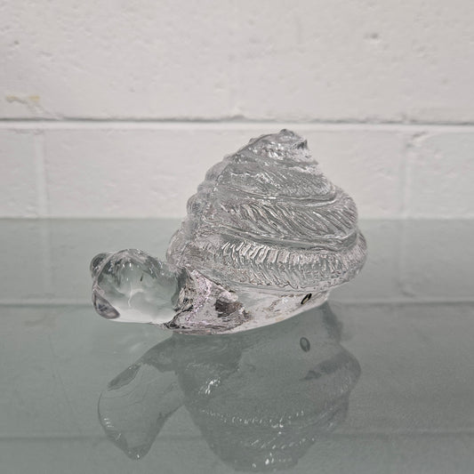 Large Pukeberg  Glass Snail Sculpture
