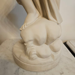 Vintage French Composite Marble 'Bathing Venus' Statue | Antique & Vintage | Moonee Ponds Antiques | Australia Wide Delivery