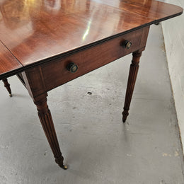 Georgian Mahogany Pembroke Table Regency Style