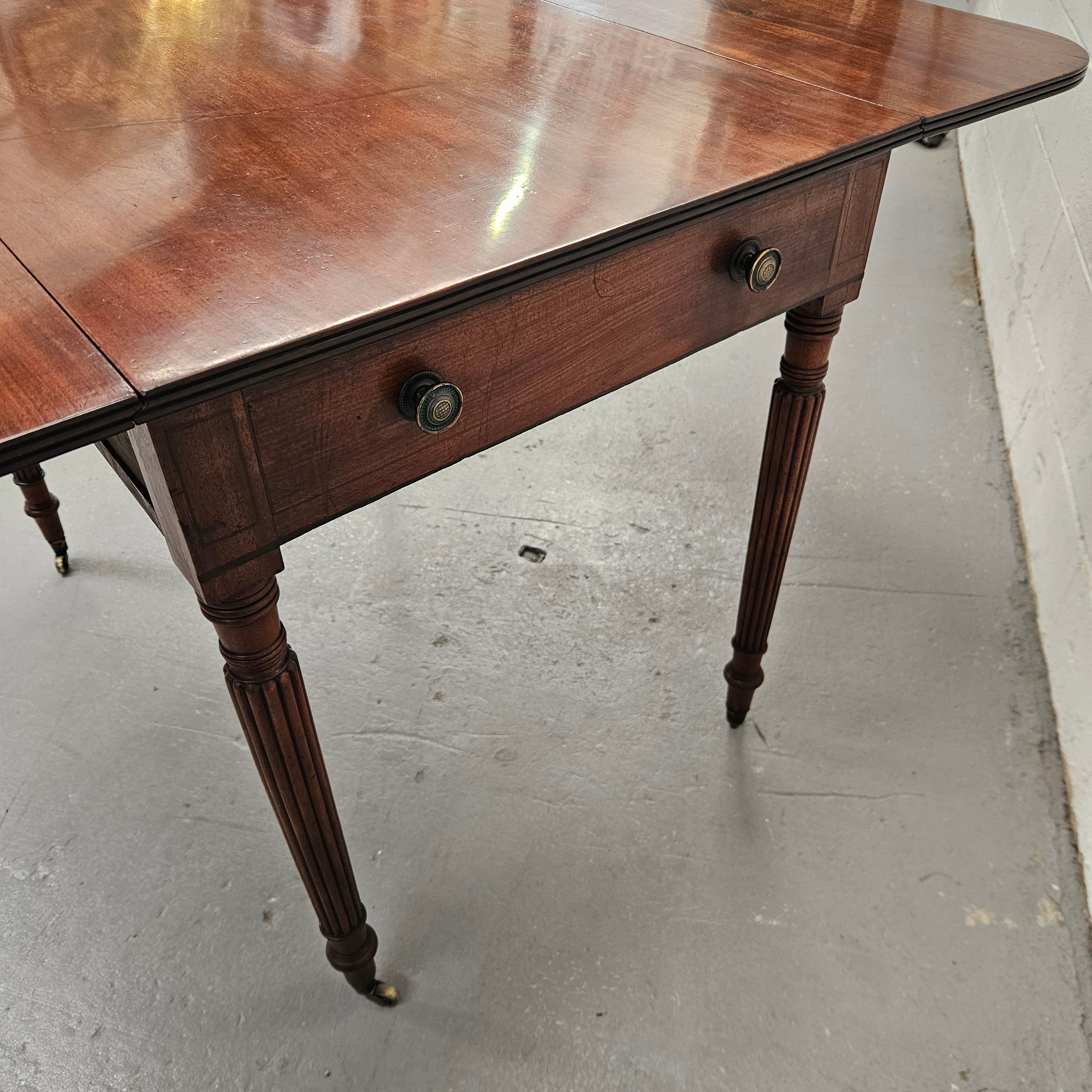 Georgian Mahogany Pembroke Table Regency Style | Antique & Vintage | Moonee Ponds Antiques | Australia Wide