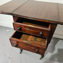 Latest Georgian Work Sewing Table | Antique & Vintage | Moonee Ponds Antiques | Australia Wide Delivery
