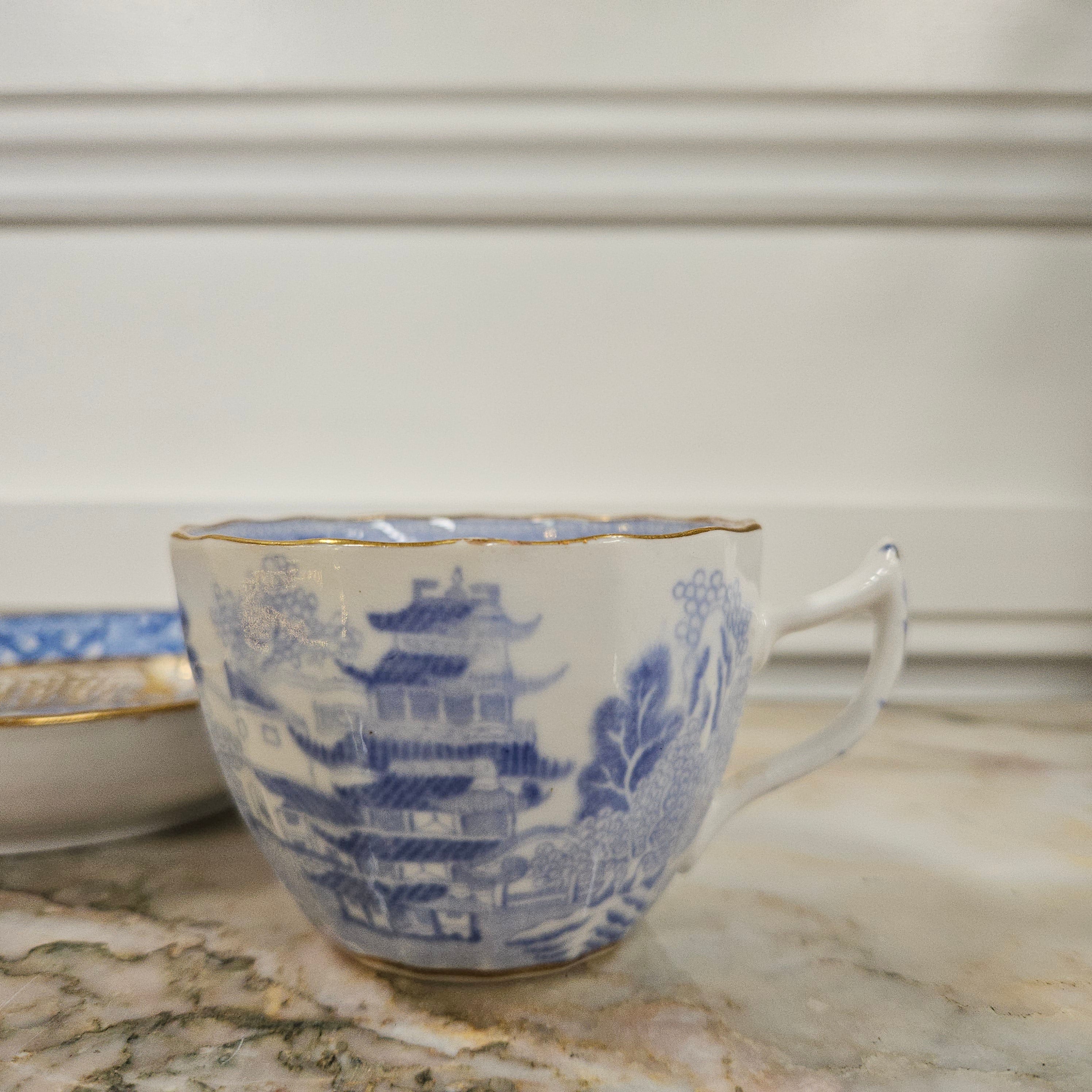 18th Century Worchester Cup & Saucer | Antique & Vintage | Moonee Ponds Antiques | Australia Wide Delivery