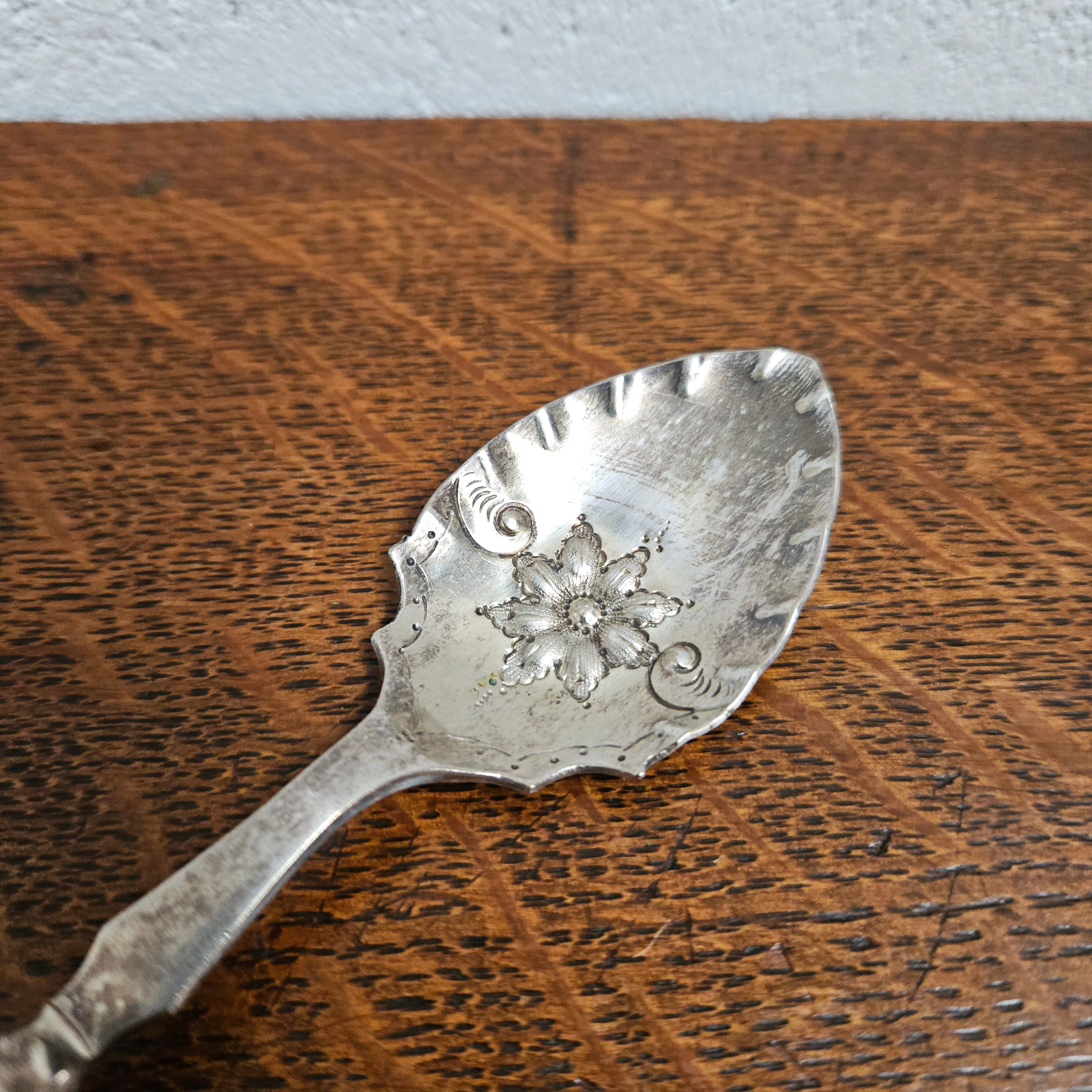 Antique Mother of Pearl & EPNS Silver Serving Spoon | Antique & Vintage | Moonee Ponds Antiques | Australia Wide Delivery