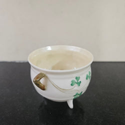 Belleek Small Cauldron Bowl | Antique & Vintage | Moonee Ponds Antiques | Australia Wide Delivery