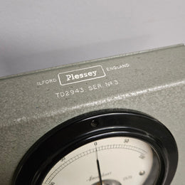 Vintage Plessey Ampere Meter In Case