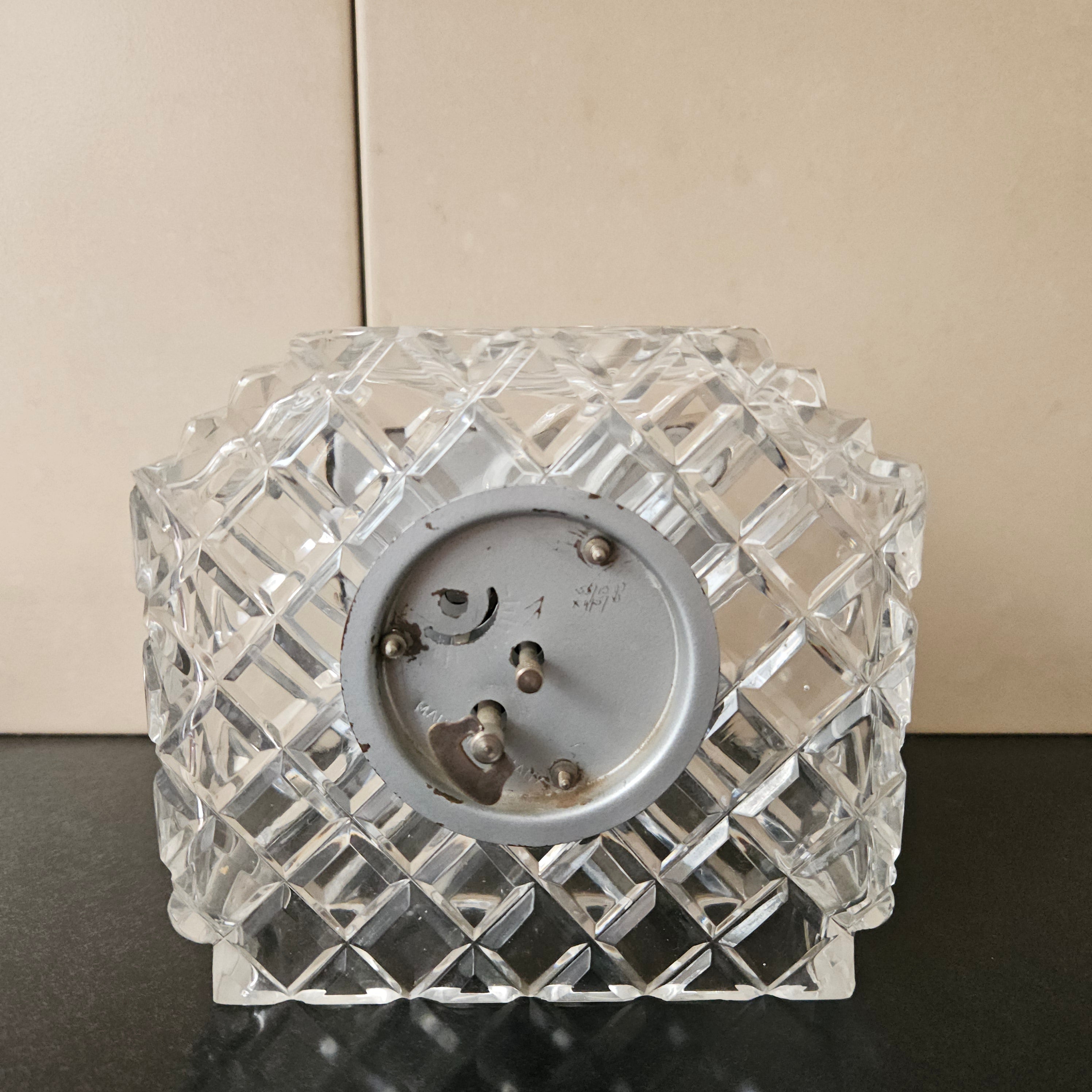 Vintage Crystal Bedroom Clock | Antique & Vintage | Moonee Ponds Antiques | Australia Wide Delivery