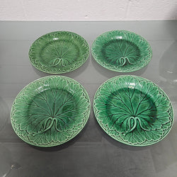 Antique Set of Four Majolica Plates | Antique & Vintage | Moonee Ponds Antiques | Australia Wide Delivery