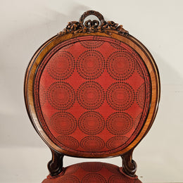 Decorative Victorian  Upholstered  Chair