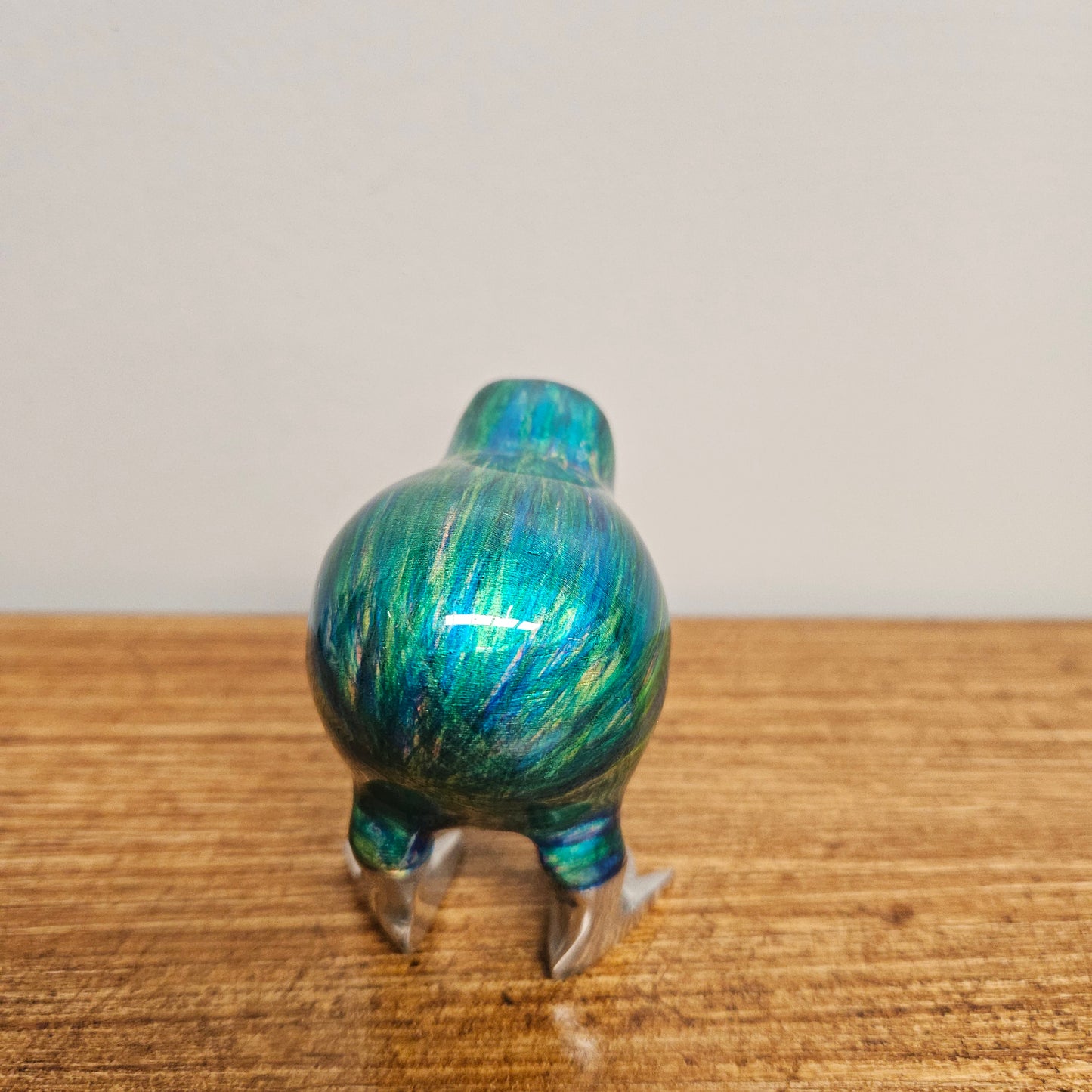 Cast Aluminum & Enamel Kiwi Bird