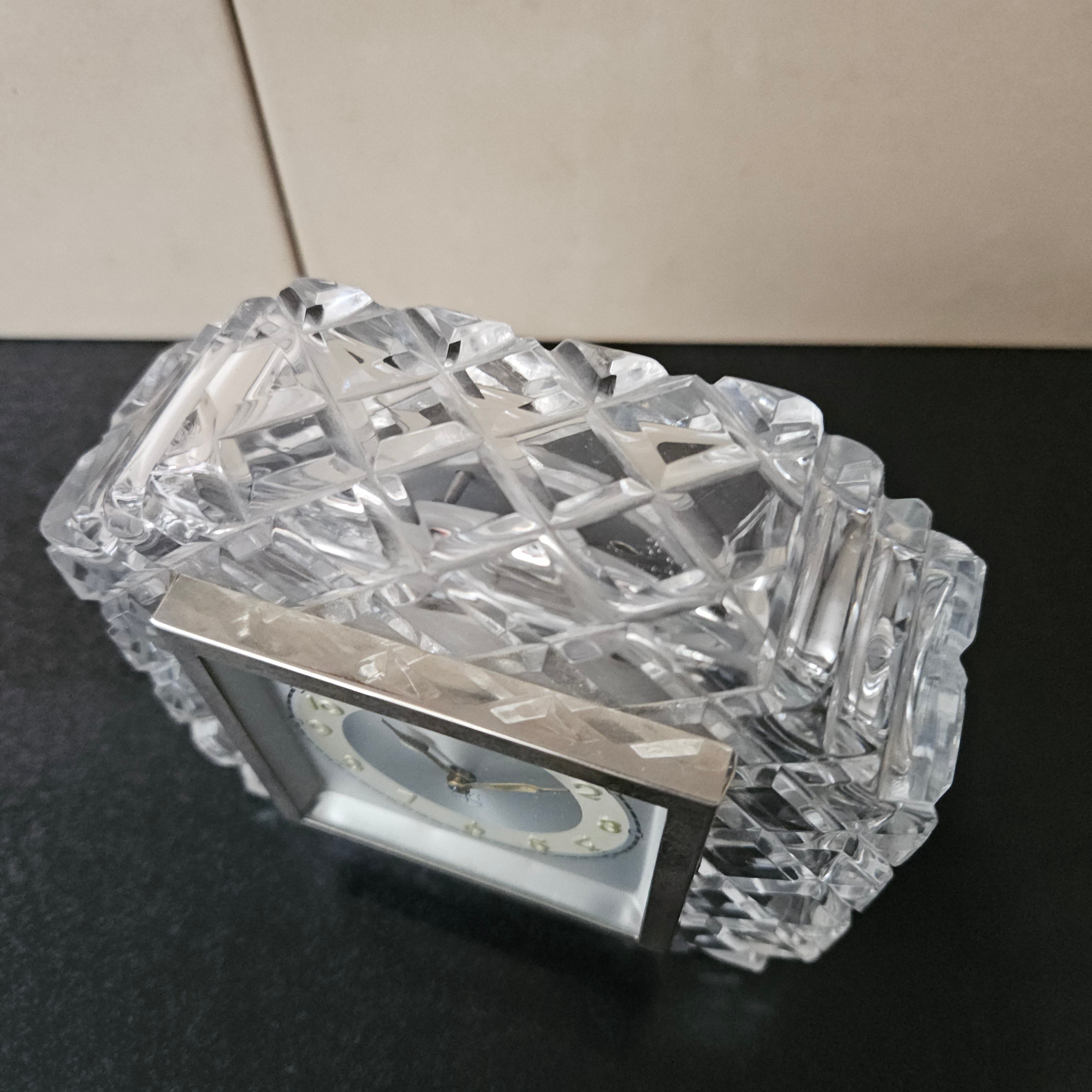 Vintage Crystal Bedroom Clock | Antique & Vintage | Moonee Ponds Antiques | Australia Wide Delivery