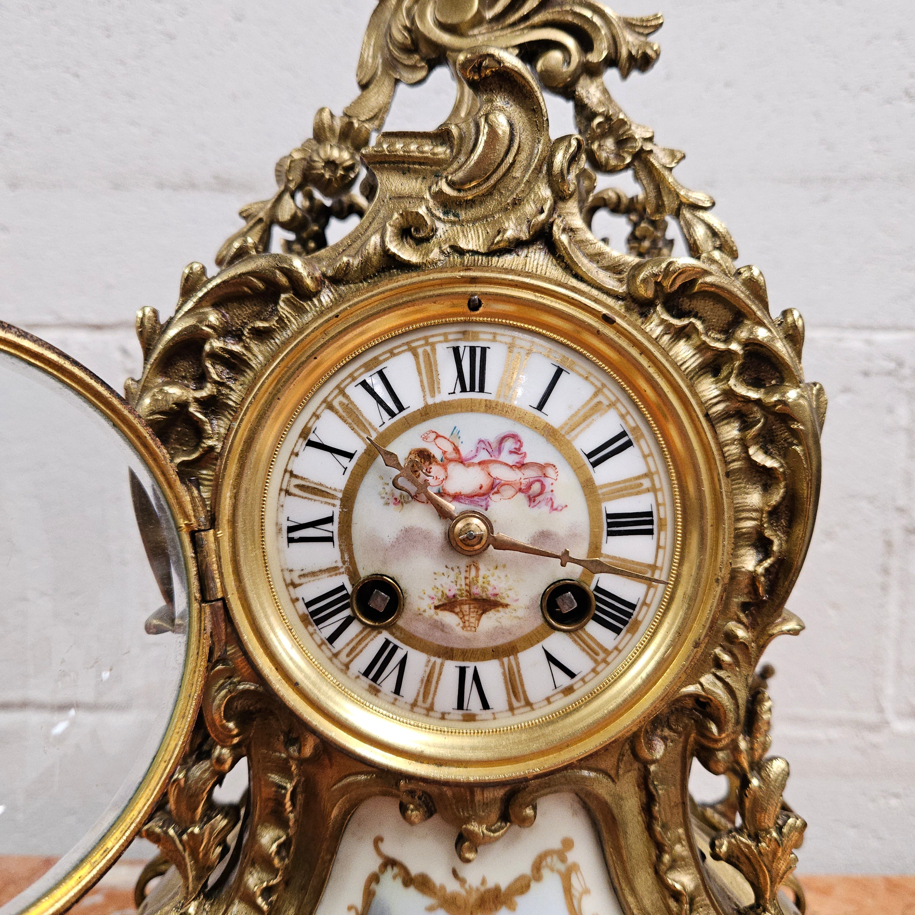 Louis XV Style French Mantle Clock | Antique & Vintage | Moonee Ponds Antiques | Australia Wide Delivery