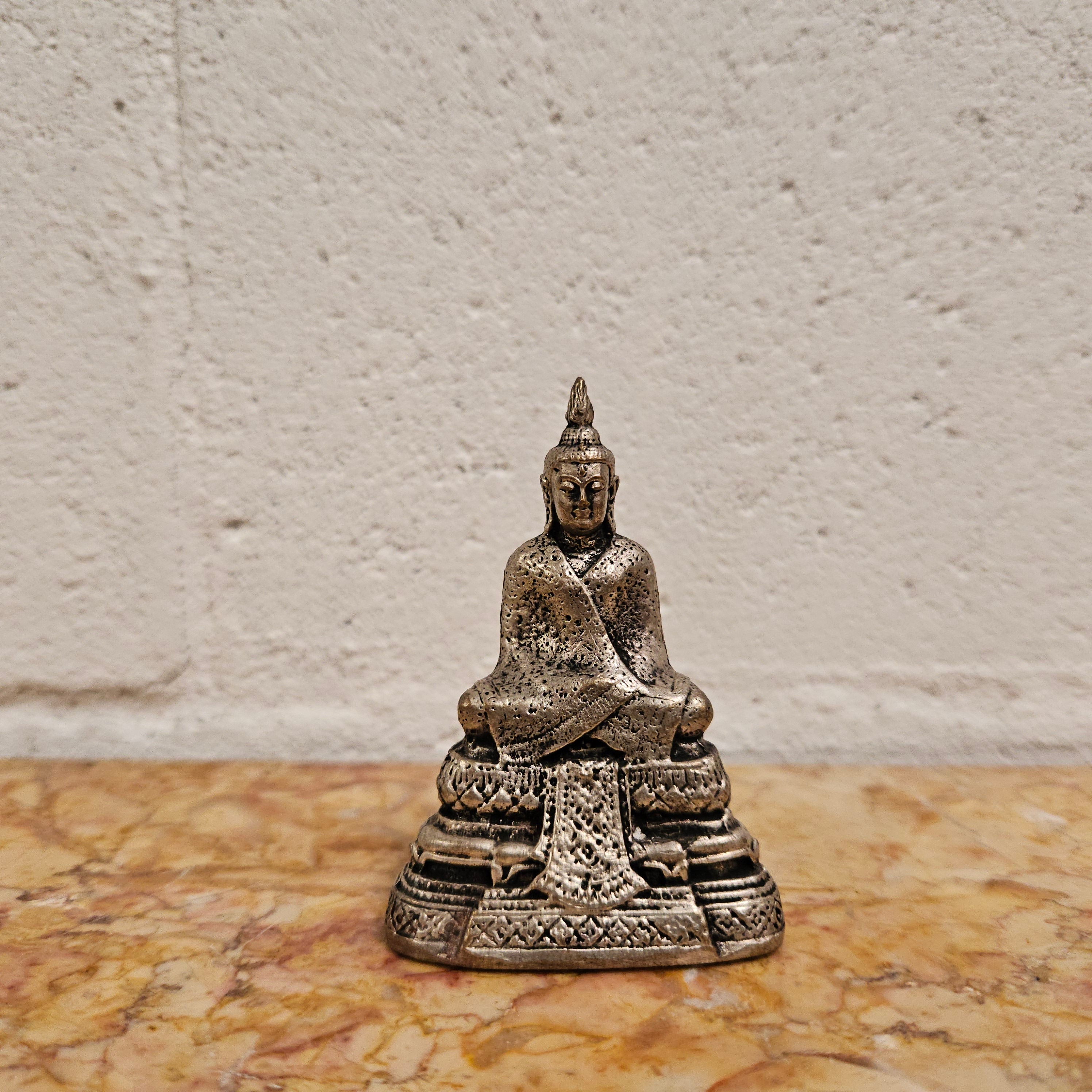 Vintage Silver Bhudda Thailand | Antique & Vintage | Moonee Ponds Antiques | Australia Wide Delivery