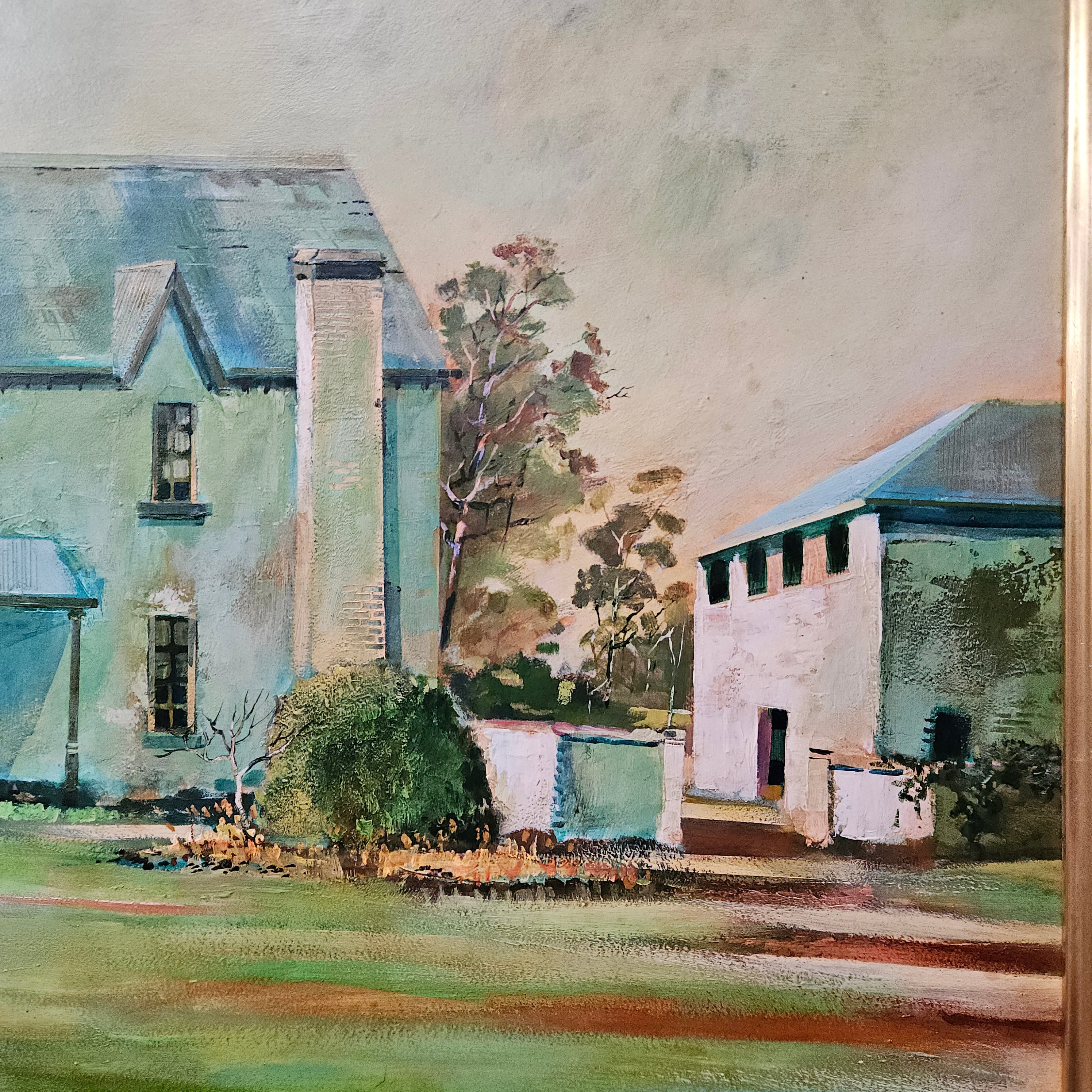 C.R Johnson Framed Oil on Board Painting | Antique & Vintage | Moonee Ponds Antiques | Australia Wide Delivery