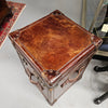 Portable Leather Filing Cabinet / Side Table | Antique & Vintage | Moonee Ponds Antiques | Australia Wide Delivery