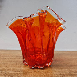 Mid Century Amberina Art Glass Vase | Antique & Vintage | Moonee Ponds Antiques | Australia Wide Delivery