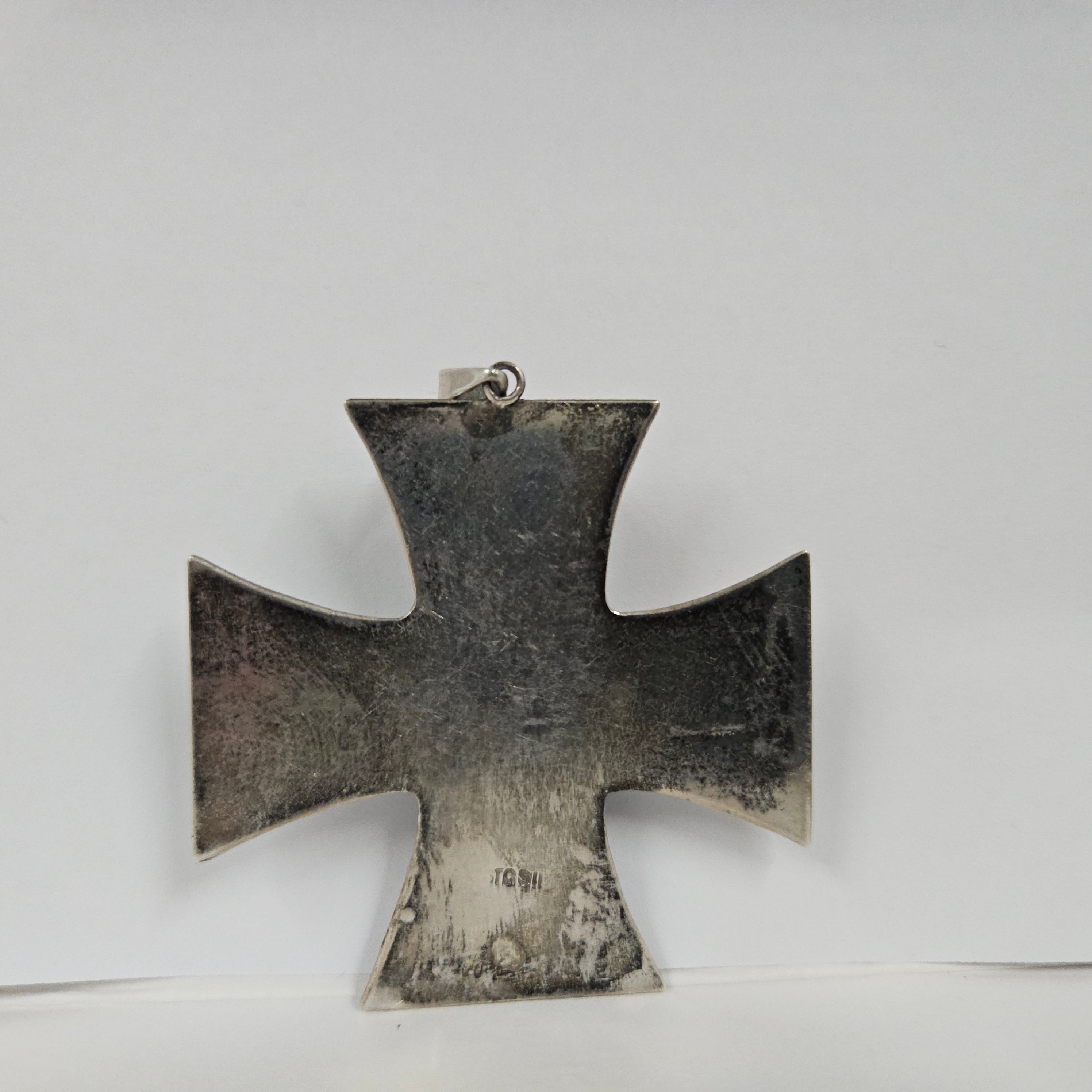 Sterling Silver & Turquoise Maltese Cross Pendant | Antique & Vintage | Moonee Ponds Antiques | Australia Wide Delivery