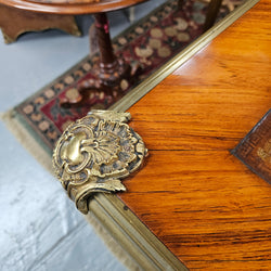 Exceptional 19th Century Louis XV Style Kingwood & Rosewood"Bureau Plat" Leather Top Desk | Antique & Vintage | Moonee Ponds Antiques | Australia Wide Delivery