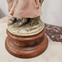 Capodimonte Signed Figurine | Antique & Vintage | Moonee Ponds Antiques | Australia Wide Delivery