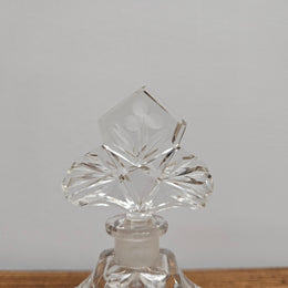 Vintage Art Deco Crystal Perfume Bottle