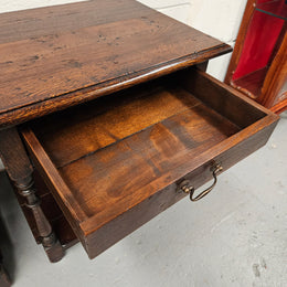 Antique French Oak Pair Bedside