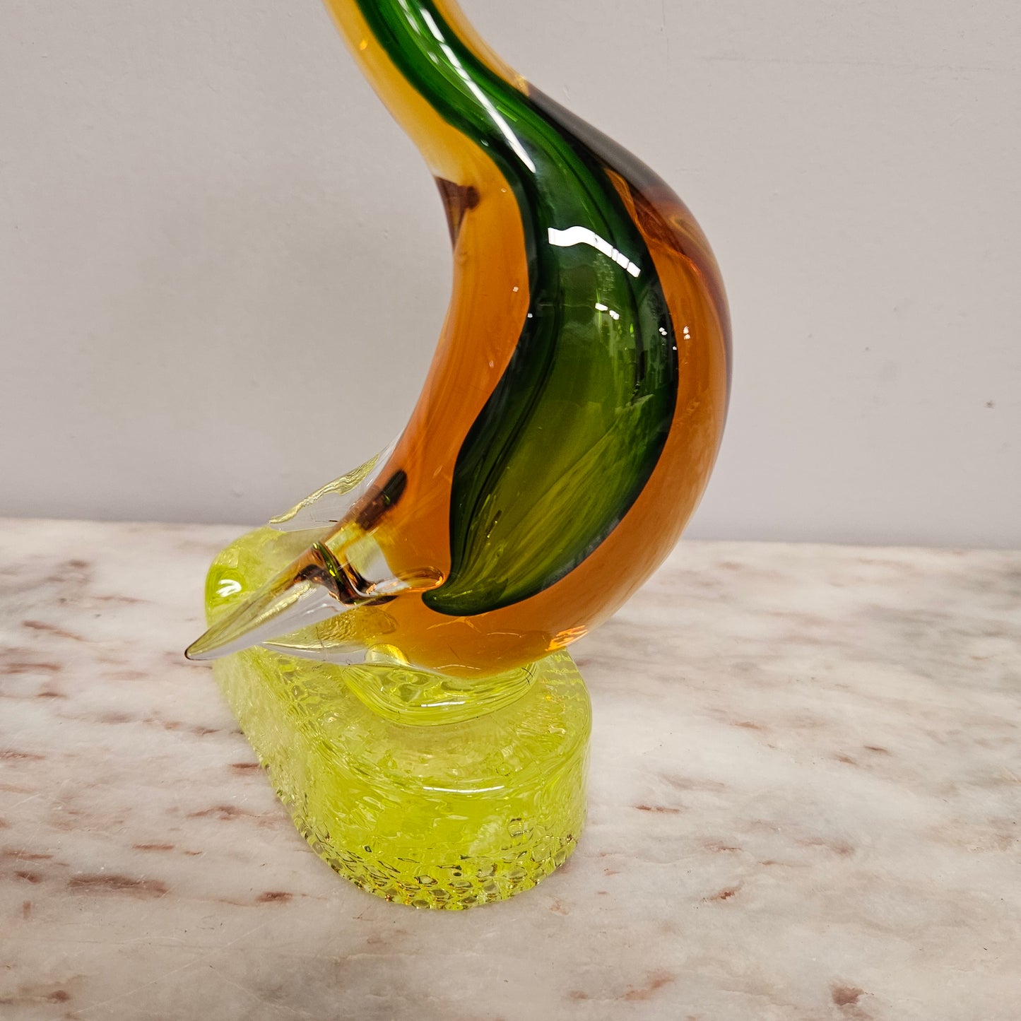Vintage Murano Glass Duck Ashtray