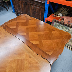 Louis XV Style Walnut Parquetry Top Extension Table | Antique & Vintage | Moonee Ponds Antiques | Australia Wide Delivery