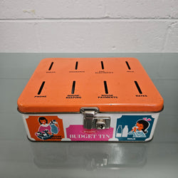 Vintage Willow Budget Tin | Antique & Vintage | Moonee Ponds Antiques | Australia Wide Delivery