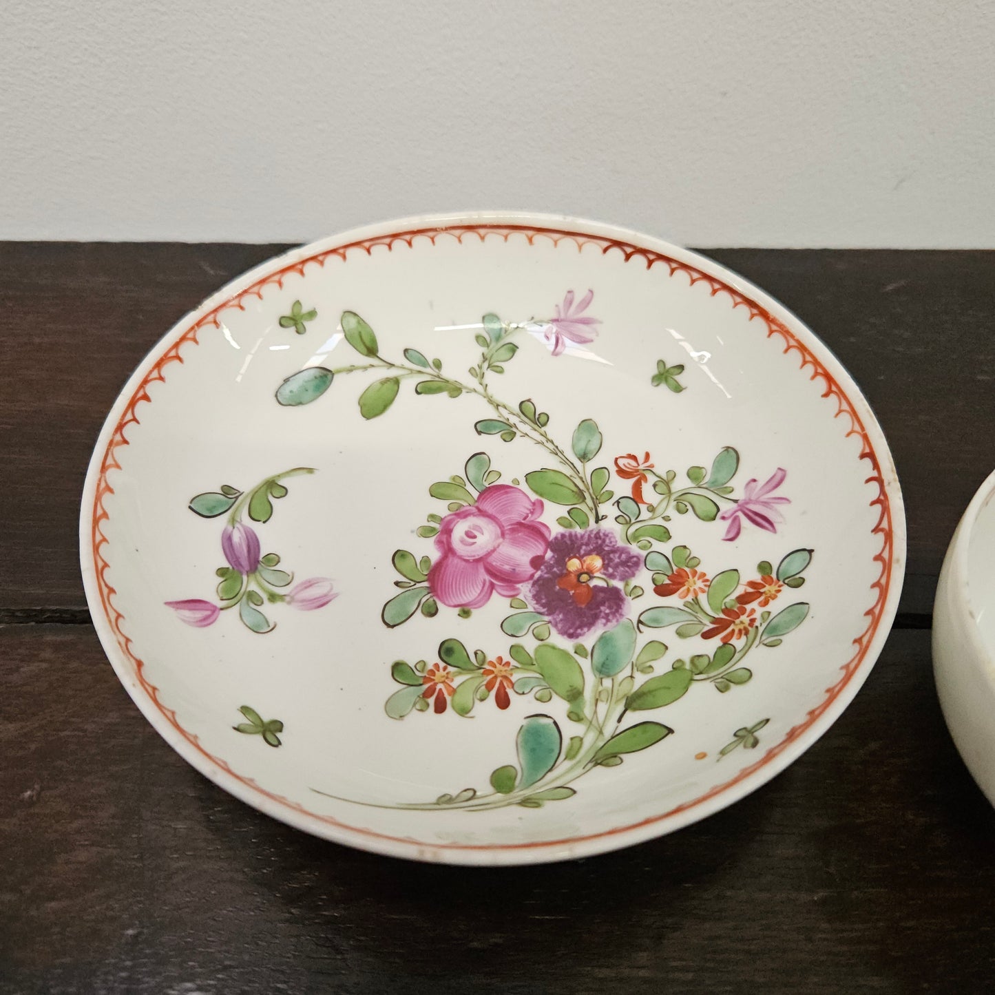 Lowescroft 18th Century Tea Bowl & Saucer