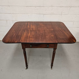Georgian Mahogany Pembroke Table Regency Style