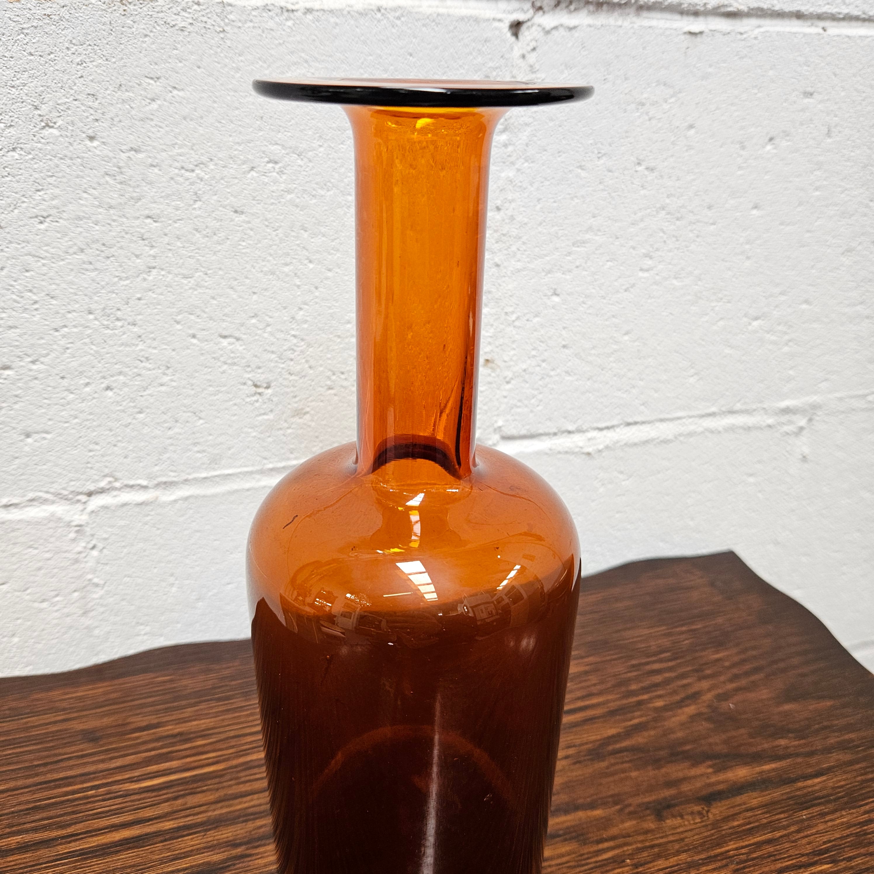 Holmegaard Kastrup Otto Brauer Glass Bottle | Antique & Vintage | Moonee Ponds Antiques | Australia Wide Delivery