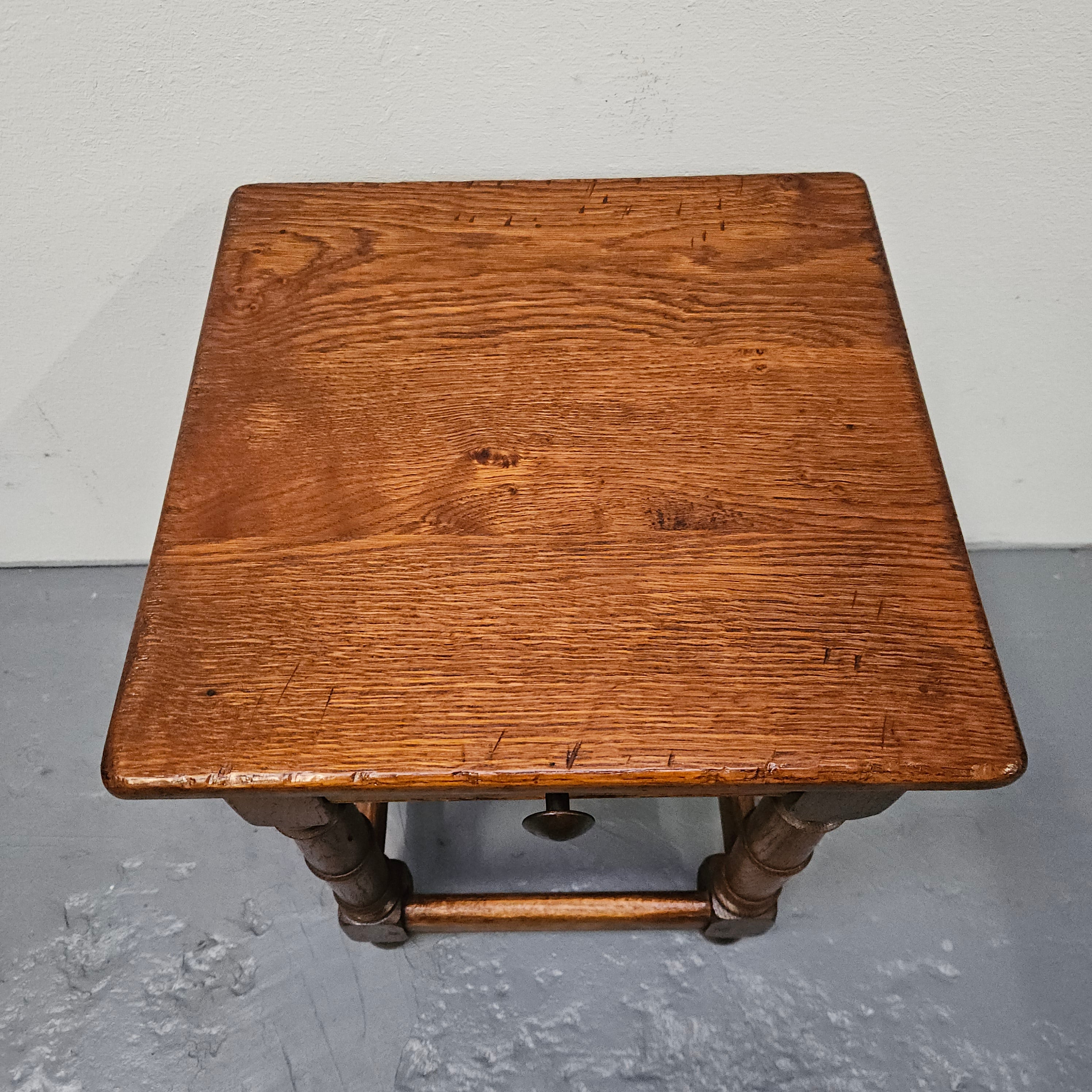 Farmhouse Style French Oak Side Table | Antique & Vintage | Moonee Ponds Antiques | Australia Wide Delivery