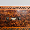 French Mulberry (Burl Ash) Trinket Box with Key | Antique & Vintage | Moonee Ponds Antiques | Australia Wide Delivery
