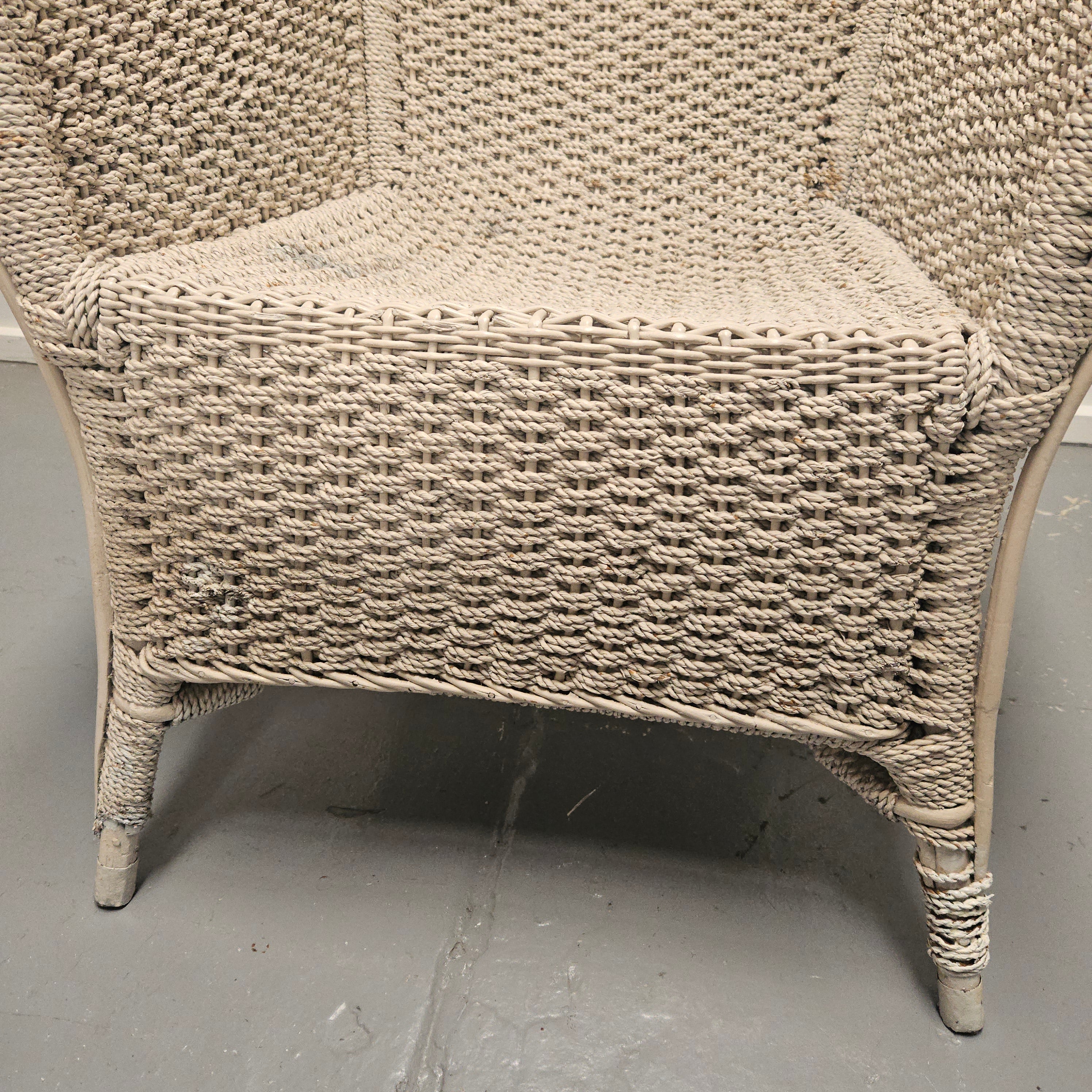 Attractive Vintage Painted Lloyd Loom Style Chair | Antique & Vintage | Moonee Ponds Antiques | Australia Wide Delivery